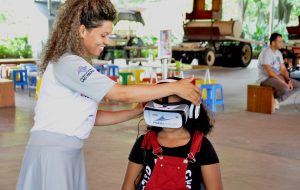 Artesp leva óculos de realidade virtual a Bebedouro