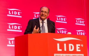 Alckmin faz palestra no Lide sobre crescimento econômico