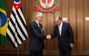 Alckmin recebe ministro-presidente de Flandres, Bélgica