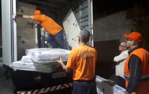 Defesa Civil realiza ajuda humanitária em Guarulhos após alagamentos