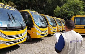 Ipem-SP inspeciona ônibus destinados ao transporte escolar em São Paulo