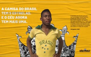 Portais e redes sociais do Governo de SP prestam homenagem ao Rei Pelé
