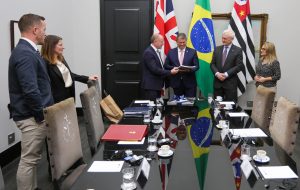 Governo de São Paulo se reúne com delegação britânica no Palácio dos Bandeirantes