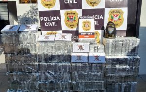 Polícia apreende caminhão com 250 tijolos de cocaína na Castello Branco usando câmeras