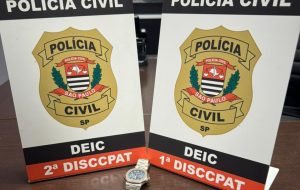 Polícia de SP recupera relógio de R$ 1 milhão roubado de médico