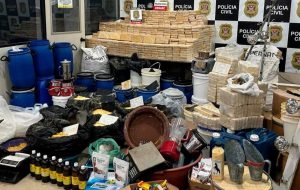 Polícia de SP apreende 2 toneladas de cocaína em ‘bunker’ no interior de SP