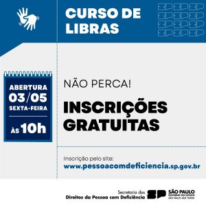 Governo de SP abre inscrições para curso online de Libras nesta sexta-feira (3)